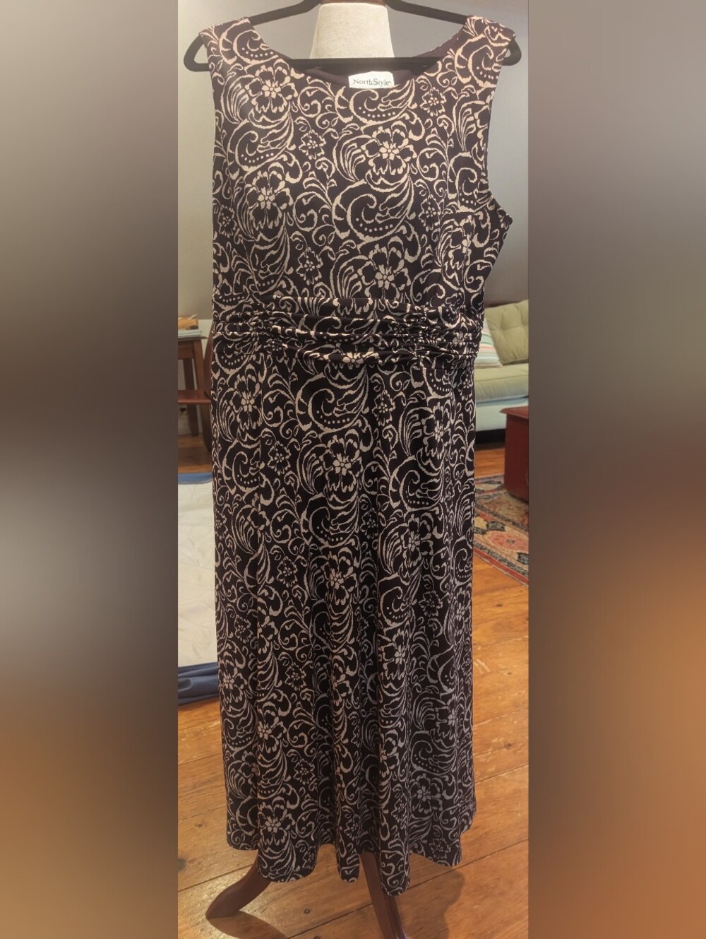 Eggplant And Cream Dress From NorthStyle